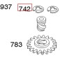 anillo de retención motor ORIGINAL BRIGGS & STRATTON para tractores de césped 795094