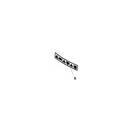 CALCOMANÍA 576240002 ORIGINAL HUSQVARNA | NewgardenParts.com