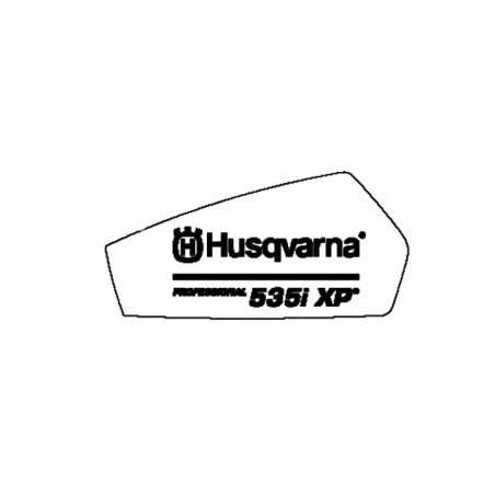 DECAL 578229003 ORIGINAL HUSQVARNA | NewgardenParts.com
