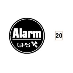 DECAL 594054801 ORIGINAL HUSQVARNA | NewgardenParts.com