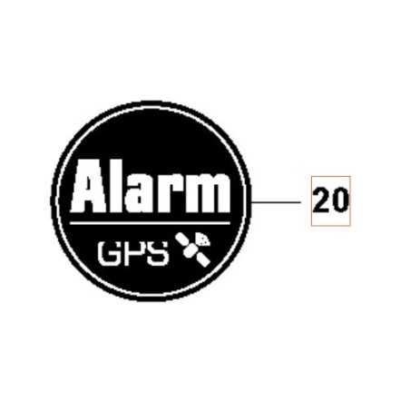 DECAL 594054801 ORIGINAL HUSQVARNA | NewgardenParts.com