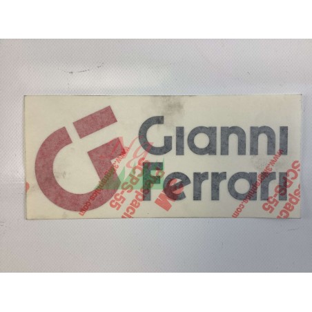 Decalcomania Gianni Ferrari rosso nero ORIGINALE GIANNI FERRARI 00555200285 | NewgardenParts.com