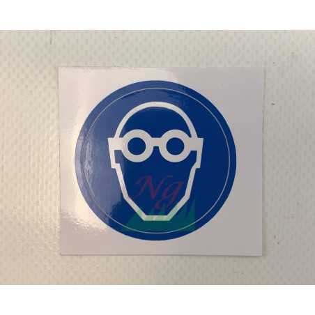 Calcomanía de protección ocular ORIGINAL GIANNI FERRARI tractor 00555200130 | NewgardenParts.com