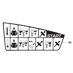 START DECAL 525572002 ORIGINAL HUSQVARNA | NewgardenParts.com