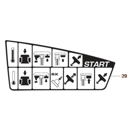 START DECAL 525572002 ORIGINAL HUSQVARNA | NewgardenParts.com