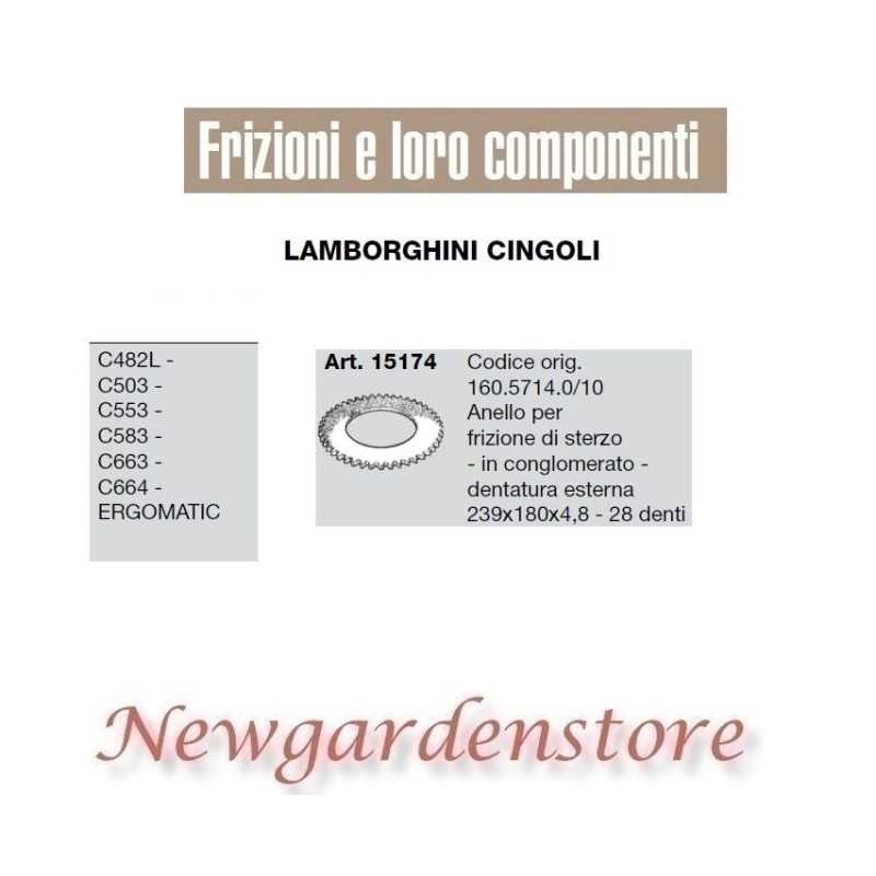 Anello frizione sterzo trattore C482 503 553 663 Ergomatic 15176 LAMBORGHINI