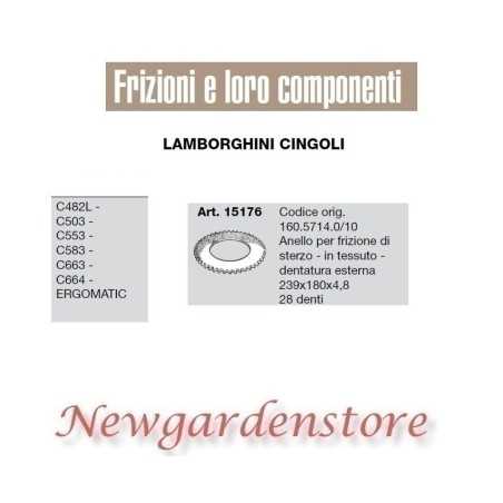 Kupplungsring Traktorlenkung C482 503 553 663 Ergomatic 15176 LAMBORGHINI | NewgardenParts.com