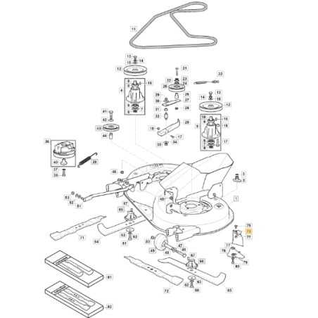 Grass deflector mower models 1330M ORIGINAL STIGA 325140108/0 | NewgardenParts.com