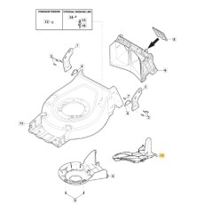 Mulching deflector mower models 51-170H ORIGINAL STIGA 322140251/0 | NewgardenParts.com