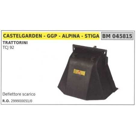 Exhaust deflector GGP lawn tractor lawn mower TCJ 92 045815 | NewgardenParts.com