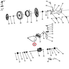 Deflettore scarico laterale DAYE tagliaerba rasaerba DYM1660AQ 045208 | NewgardenParts.com