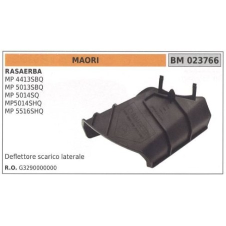 Deflettore scarico laterale MAORI rasaerba tosaerba tagliaerba MP 4413SBQ 023766 | NewgardenParts.com