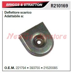 Deflettore scarico Marmitta B&S tagliaerba rasaerba tosaerba R210169 | NewgardenParts.com