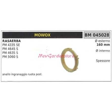 MOWOX segadora cortacésped rueda dentada PM4335 SE 045028 | NewgardenParts.com