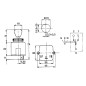 Diverter switch for direction indicator without short lever control for FIAT tractor