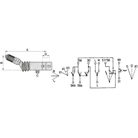 DEVIOGUIDA SERIE 2000 A piantone per trattore agricolo | NewgardenParts.com