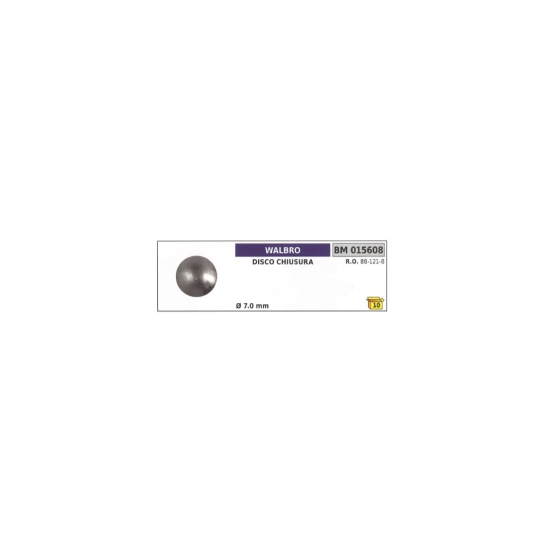 WALBRO locking disc Ø  7.0 mm 88-121-8