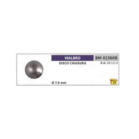 Disque de blocage WALBRO Ø 7,0 mm 88-121-8 | NewgardenParts.com