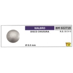 Disco de bloqueo WALBRO Ø 8,0 mm 88-54-8 | NewgardenParts.com