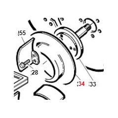 Disco di appoggio pale turbina trattorino ORIGINALE GIANNI FERRARI 01.50.00.4840 | NewgardenParts.com