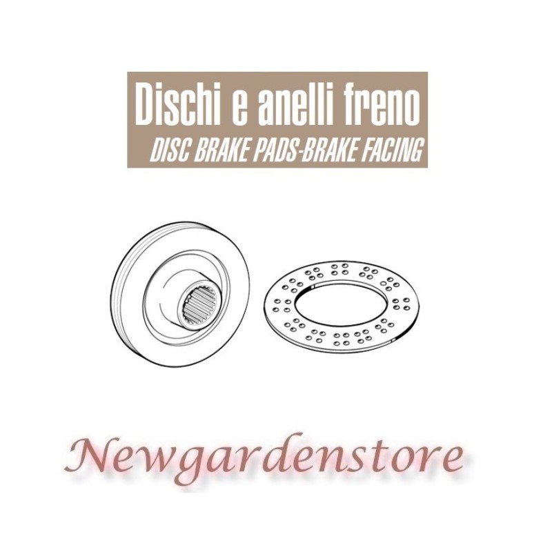 Disco freno acciaio trattore 15466  FORD NEW HOLLAND FIAT 880 980 1080 374x215