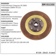 Disco de embrague para BARBIERI BEDOGNI BRUMITAL EUROGARDEN 011335
