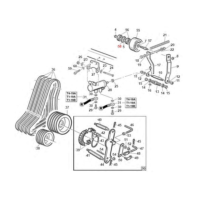 Seegerring I.42 UNI7437 TURBO1 ORIGINAL GIANNI FERRARI 00.03.01.0042