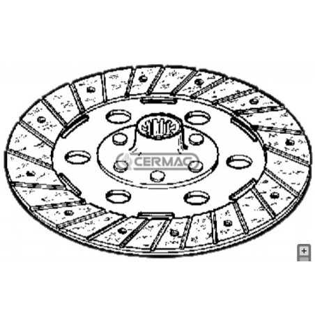 Disque d'embrayage rigide pour motofaucheuse BRF58 BERTOLINI 15193 | NewgardenParts.com