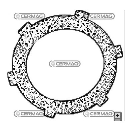 Disco frizione sinterizzato per motofalciatrice serie 408 BERTOLINI 15630 | NewgardenParts.com