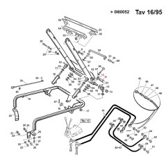 Anneau de guidage pour service intensif UNI7436 TURBOGRASS ORIGINAL GIANNI FERRARI 00.03.10.0020