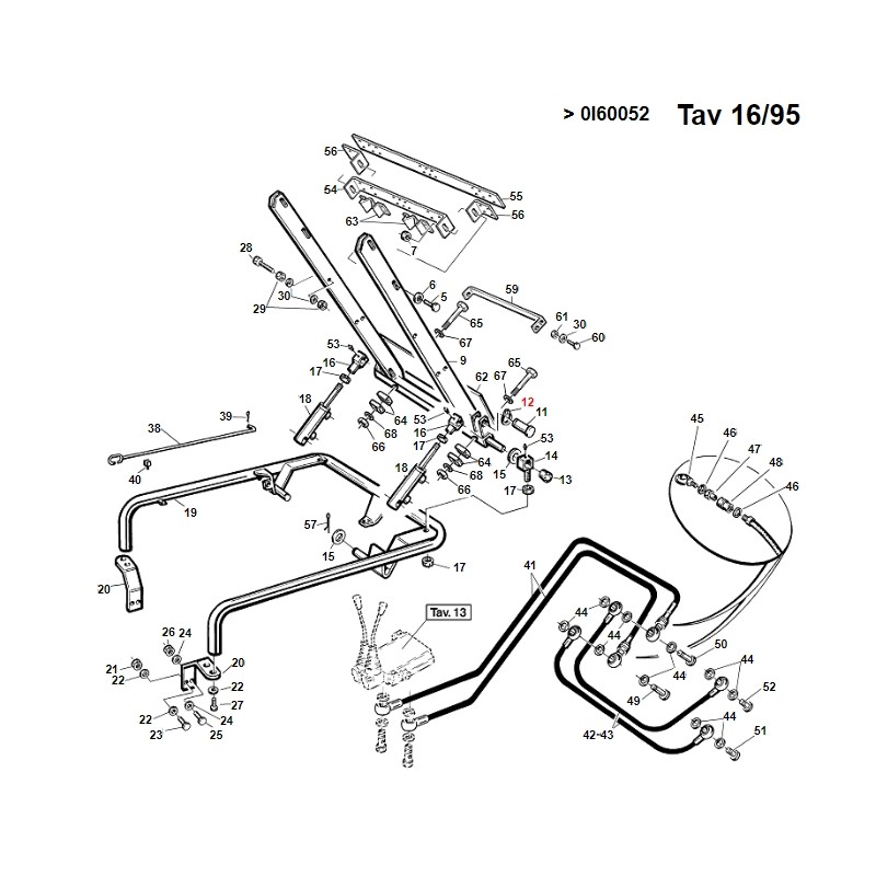 Seegerring Schwerlast UNI7436 TURBOGRASS ORIGINAL GIANNI FERRARI 00.03.10.0020