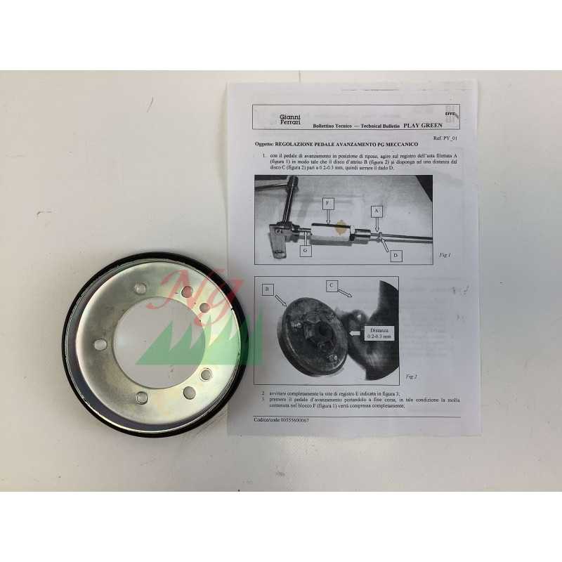 Clutch disc mower GIANNI FERRARI PLAY GREEN modification