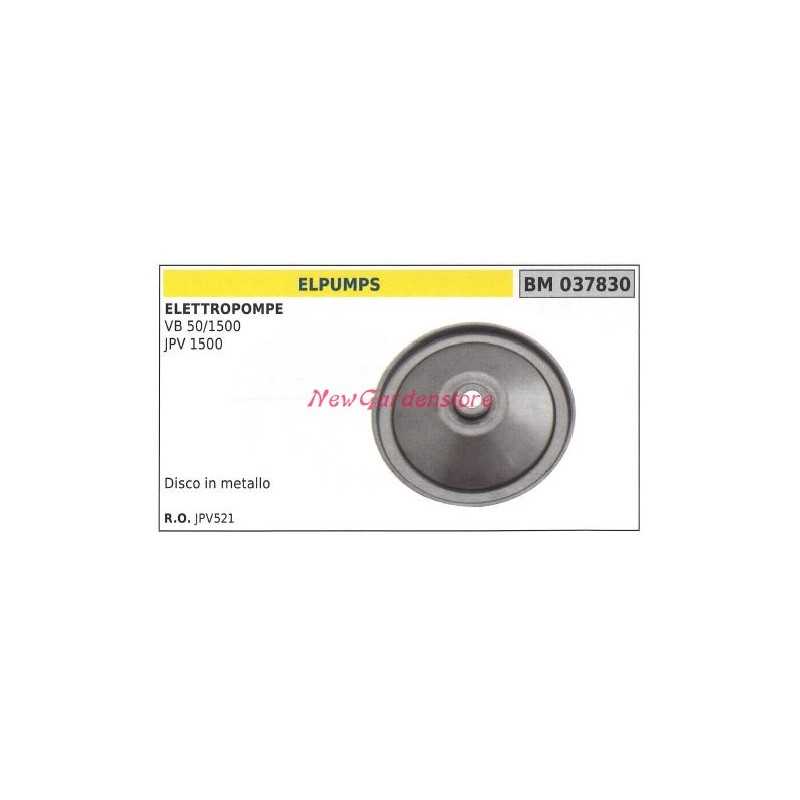 Metal disc ELPUMPS electric pump VB 50/1500 JPV 1500 037830