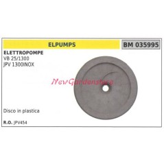 Disco in plastica ELPUMPS elettropompa VB 25/1300 JPV 1300INOX 035955 | NewgardenParts.com