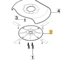 Disco lama Di 180 mm ORIGINALE STIGA robot tagliaerba rasaerba a1500 322465654/0