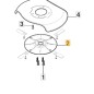 ORIGINAL STIGA 180 mm blade disc ORIGINAL STIGA robot lawnmower a1500 322465654/0