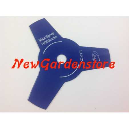 Brushcutter blade disc bore 25.4 mm diameter 255 mm 270163 | NewgardenParts.com