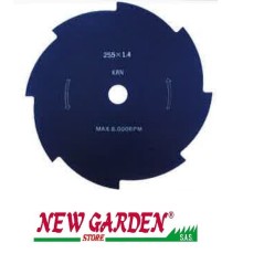 Blade disc for brushcutter bore 25.4 mm diameter 255 mm 270167 | NewgardenParts.com