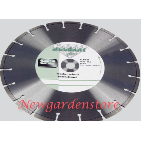 Disco lama tagliacemento taglio muratura calcestruzzo 66-125 300mm TLBS30 | NewgardenParts.com