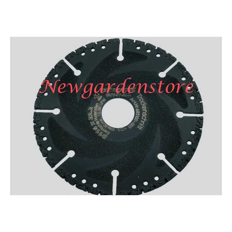 Trennscheibe Mauerwerk, Stein, Gusseisen, Stahl, Holz 230 mm 66-084