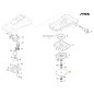 Scheibe ORIGINAL STIGA a7500 rtk Roboter-Rasenmäher 122465667/0