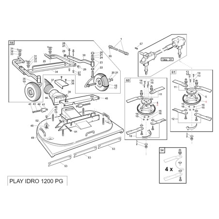 Disco portalame diametro 250 mm piatto ORIGINALE GIANNI FERRARI BFB 95102130003 | NewgardenParts.com