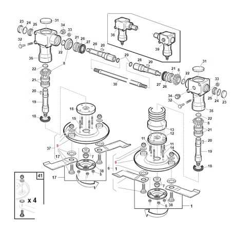 Disc blade holder tractor models TG200 ORIGINAL GIANNI FERRARI 94014180000 | NewgardenParts.com