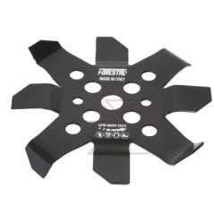 8-TINE TOOTH steel brushcutter disc Ø 255mm bore 25,4mm thickness3,0mm