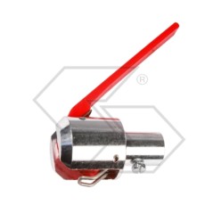 Dispositivo di sicurezza in alluminio con leva corta rossa Ø 28 mm motore diesel