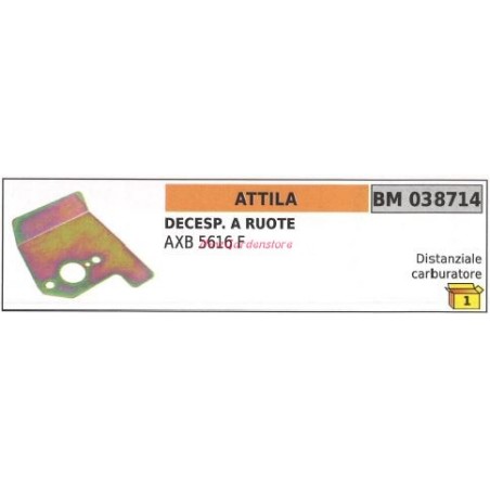 Distanziale carburatore ATTILA decespugliatore AXB 5616F 038714 | NewgardenParts.com