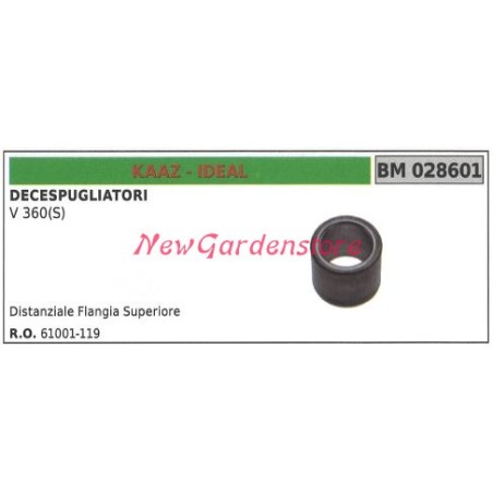 Distanziale flangia superiore coppia conica KAAZ decespugliatore V 360(S) 028601 | NewgardenParts.com