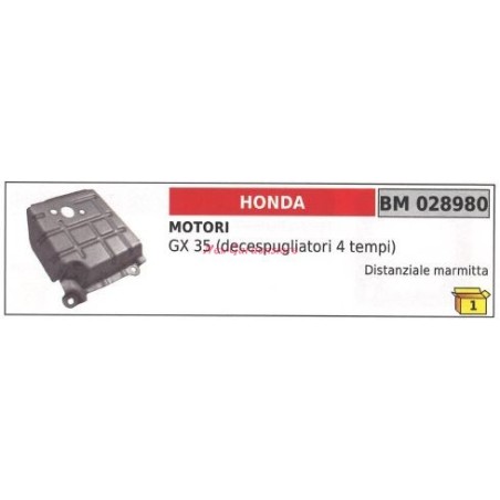 Distanziale marmitta HONDA decespugliatore GX 35 4 TEMPI 028980 | NewgardenParts.com