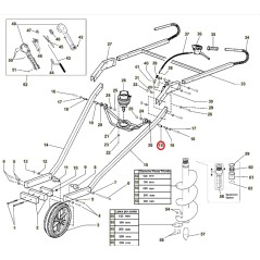 Distanziale nylon supporto riduttore ORIGINALE ACTIVE trivella t152 020789 | NewgardenParts.com