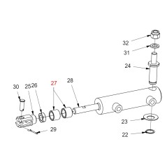 Distanziale per albero 01.40.00.0385 ORIGINALE GIANNI FERRARI 01.40.00.2180 | NewgardenParts.com